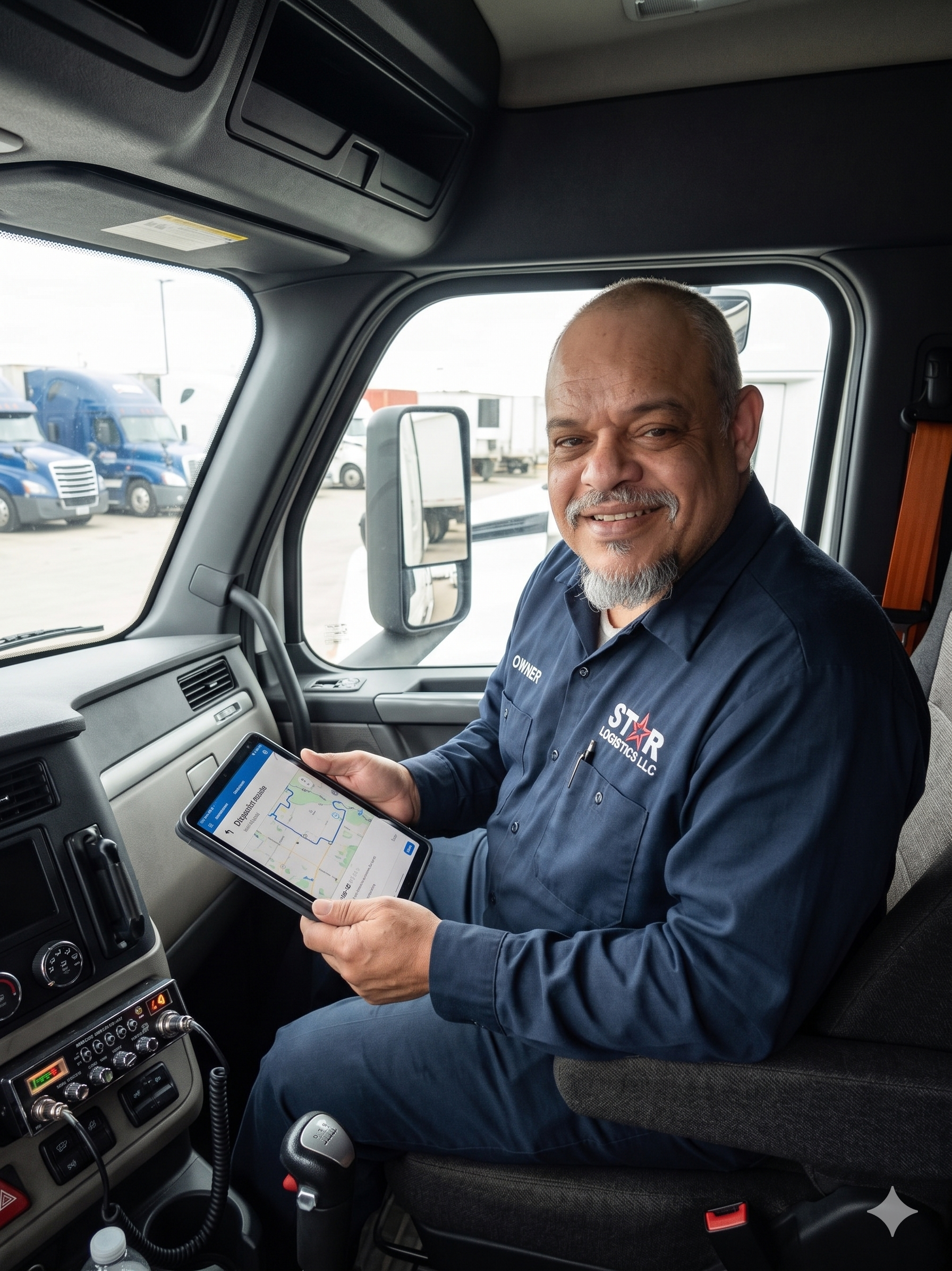 Ingino Logistics truck on the road